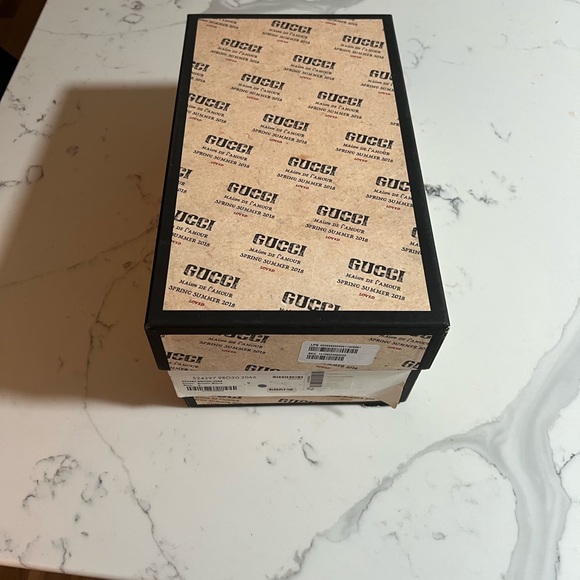 Gucci Black Faux Fur Mule Slide Slipper Spring Summer 2018 M9 / W11 *Rare* - Picture 6 of 11